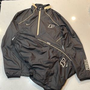 Purdue jogging/wind suit